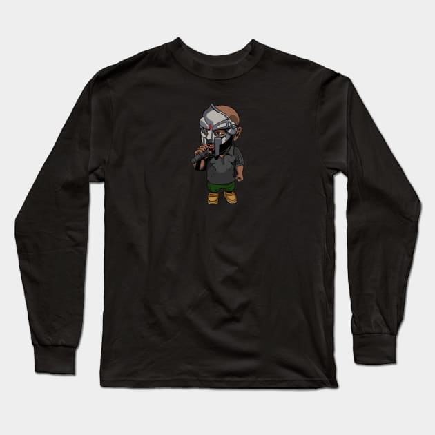 MF, the supervillain (hard shading) Long Sleeve T-Shirt by RobKingIllustration